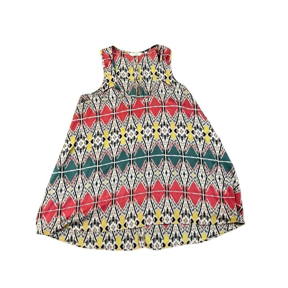 ZOA New York multicolor tribal print tank size medium